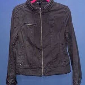 Express Black Moto Jacket